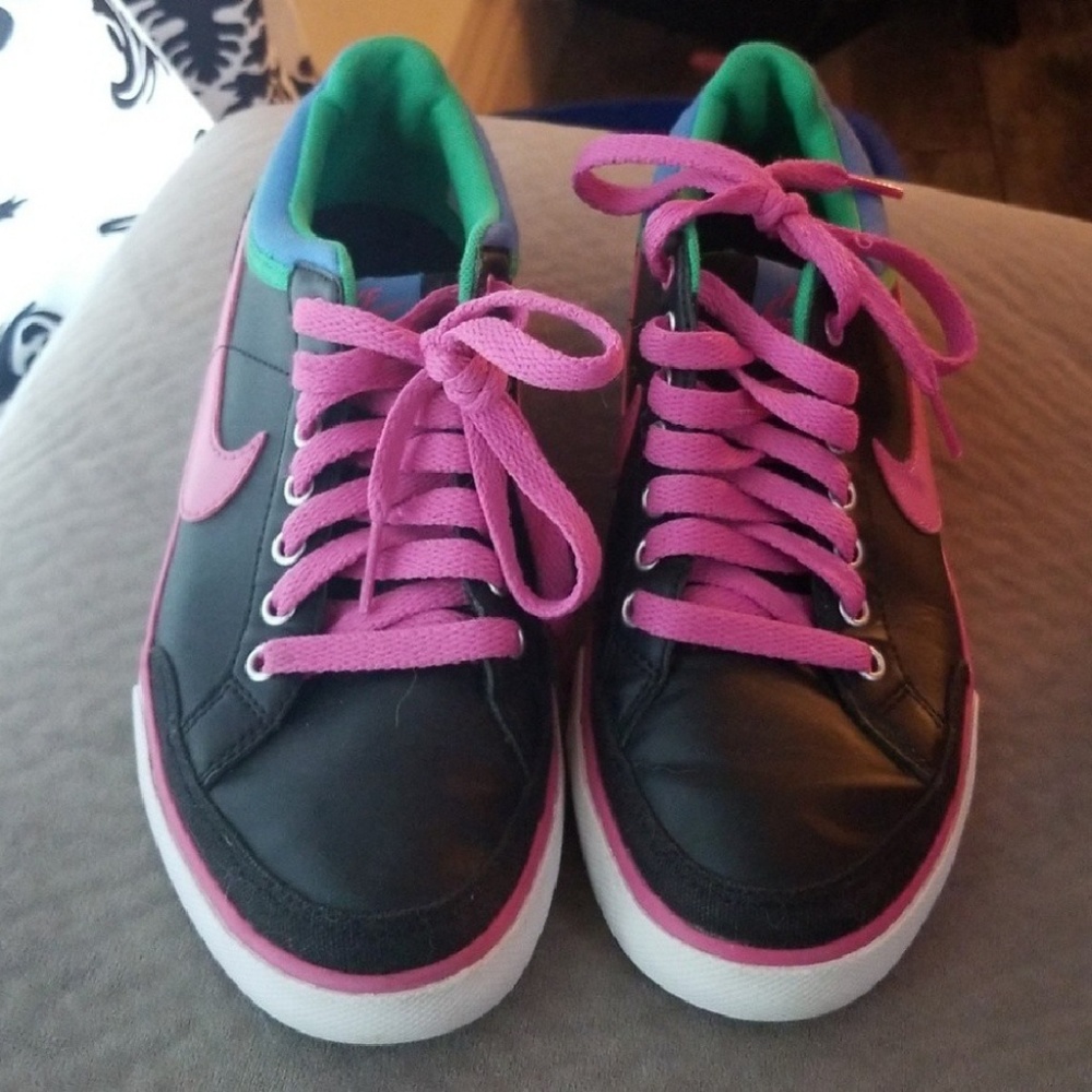 Colorful Nike tennis shoes